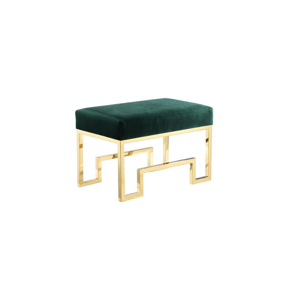 Bronson Stool Gold Green. Picture 1