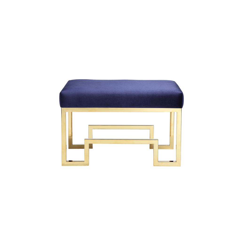 Bronson Stool Gold Navy. Picture 2