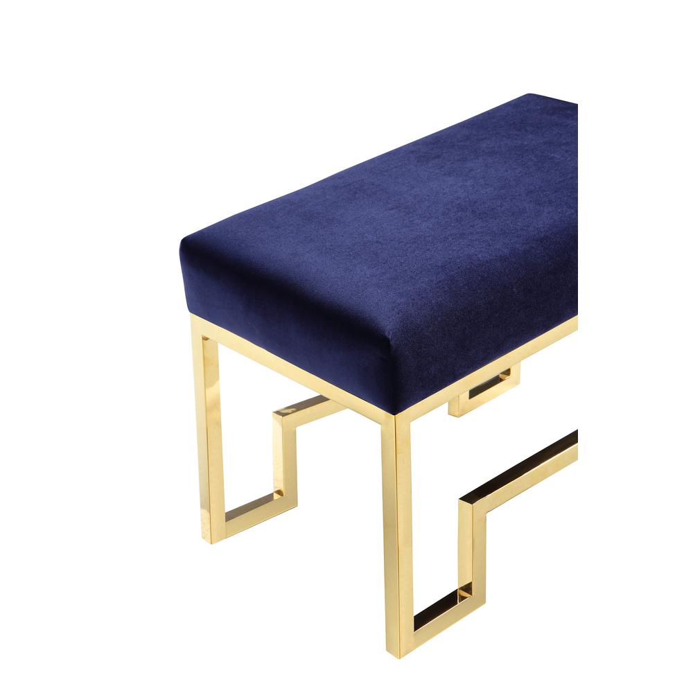 Bronson Stool Gold Navy. Picture 4