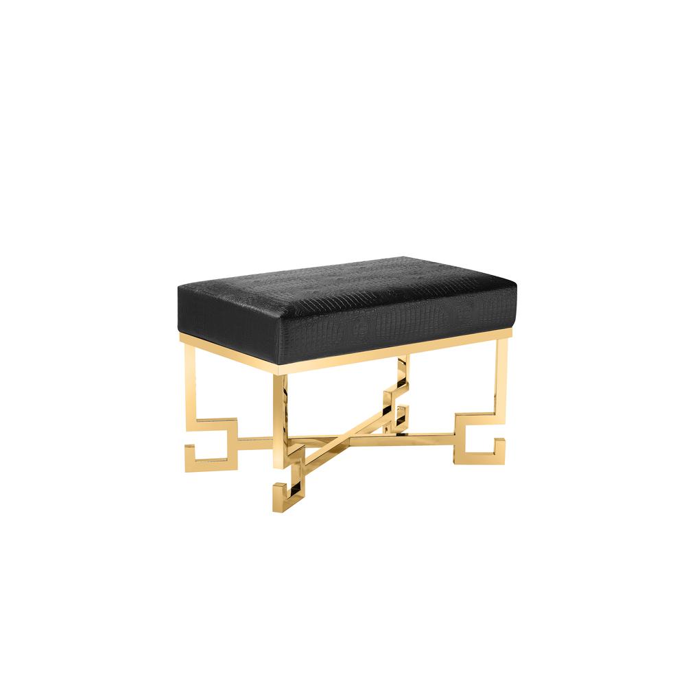 Dina Stool Gold Black. Picture 1