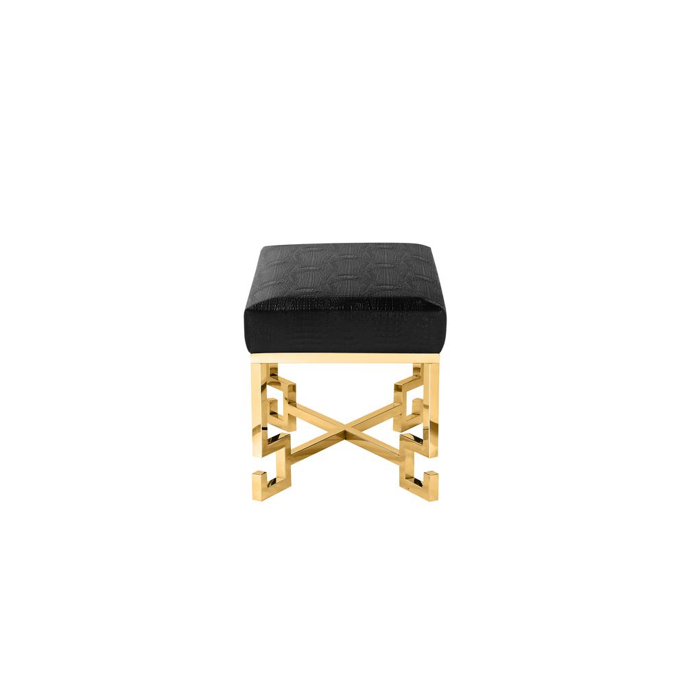 Dina Stool Gold Black. Picture 3
