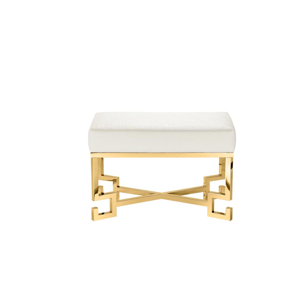 Dina Stool Gold White. Picture 6