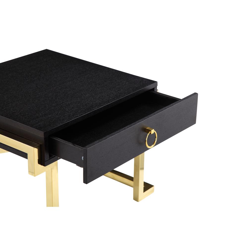 Jett Side Table Gold Black. Picture 4