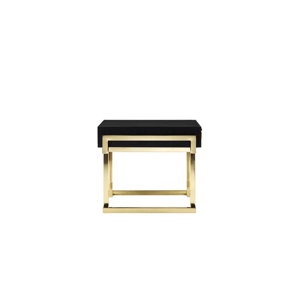 Jett Side Table Gold Black. Picture 5