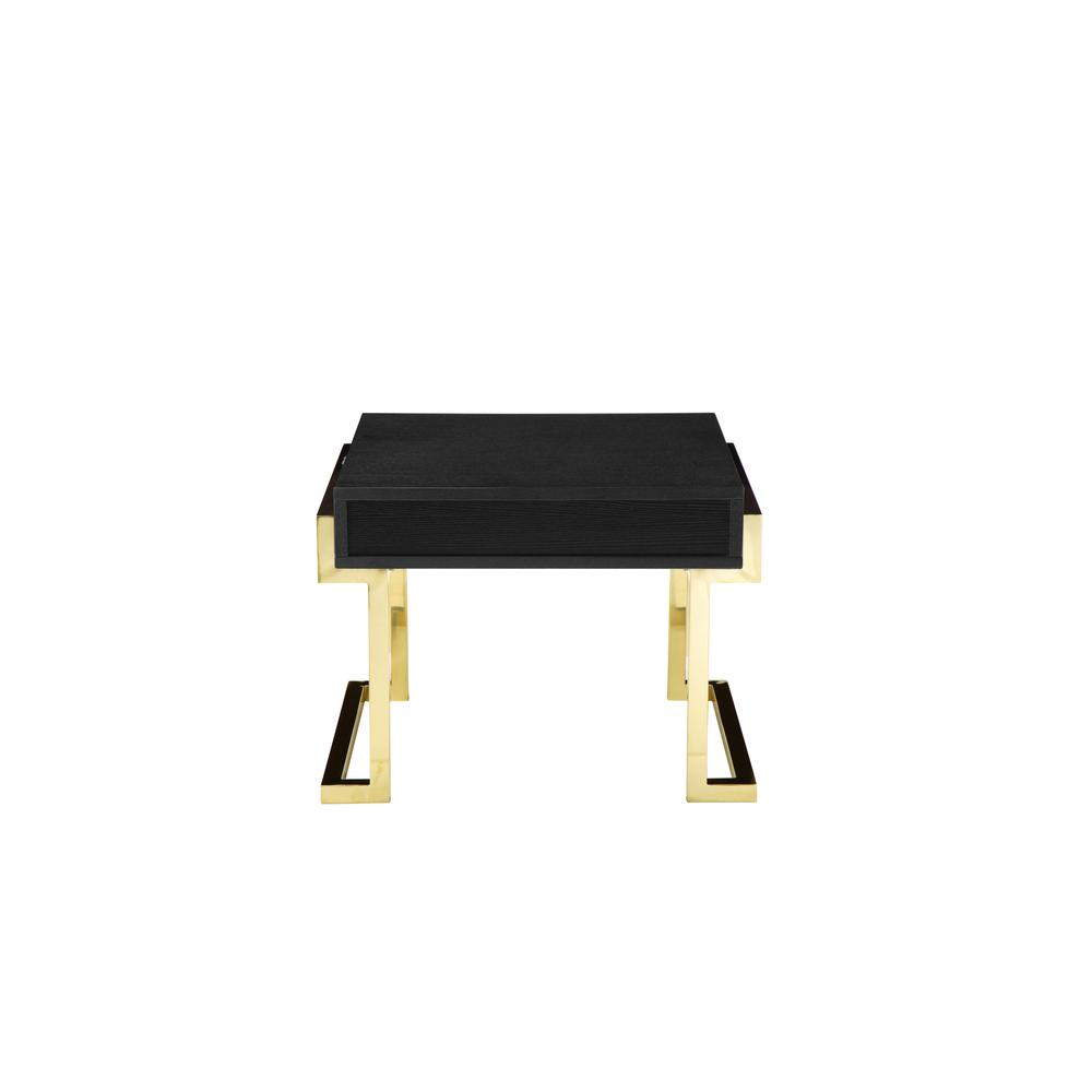 Jett Side Table Gold Black. Picture 6