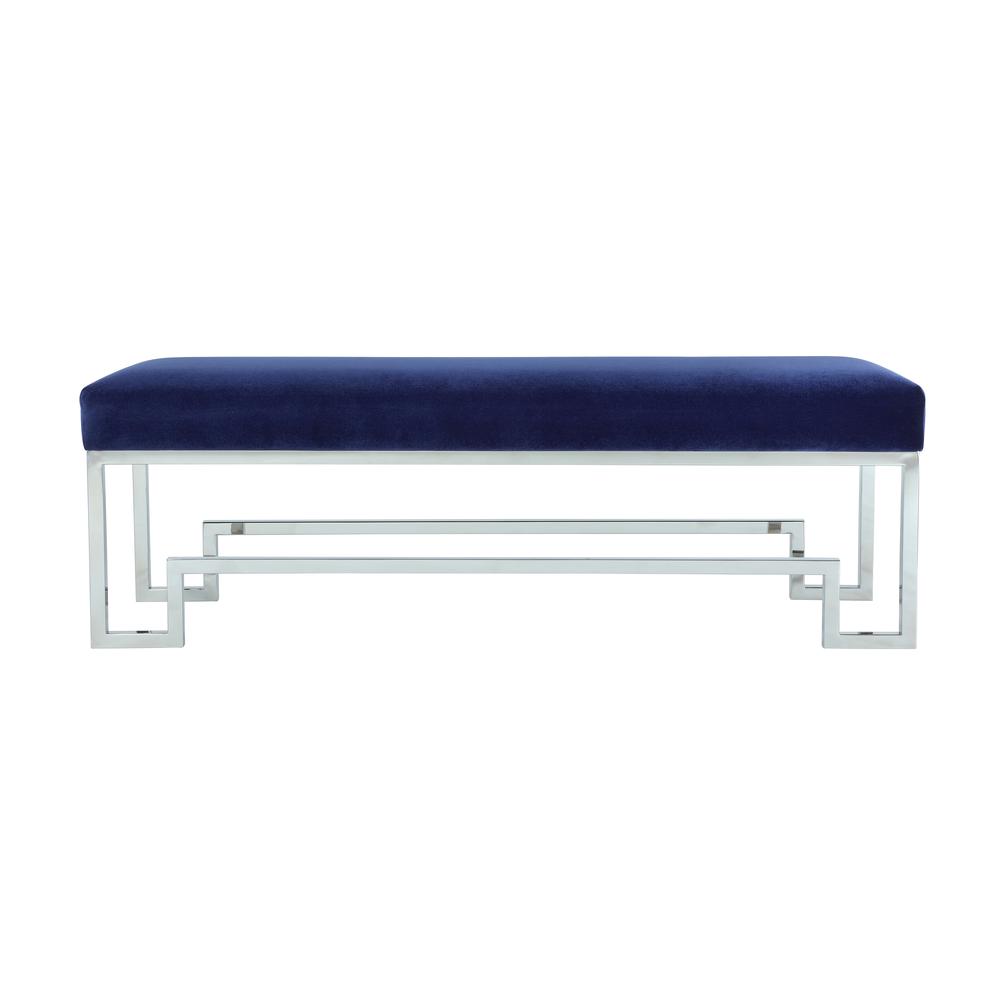 Bronson Bench Silver Navy. Picture 2