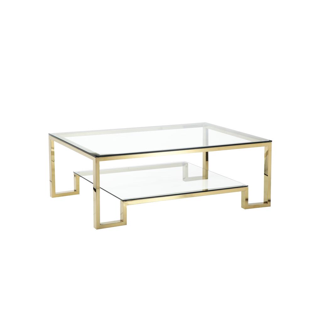 Bronson Coffee Table Gold. Picture 1