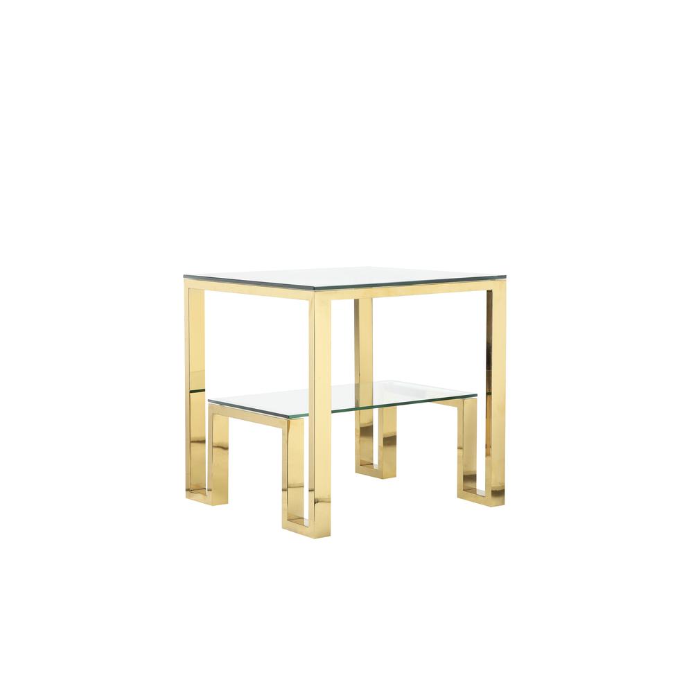 Bronson Side Table Gold. Picture 1