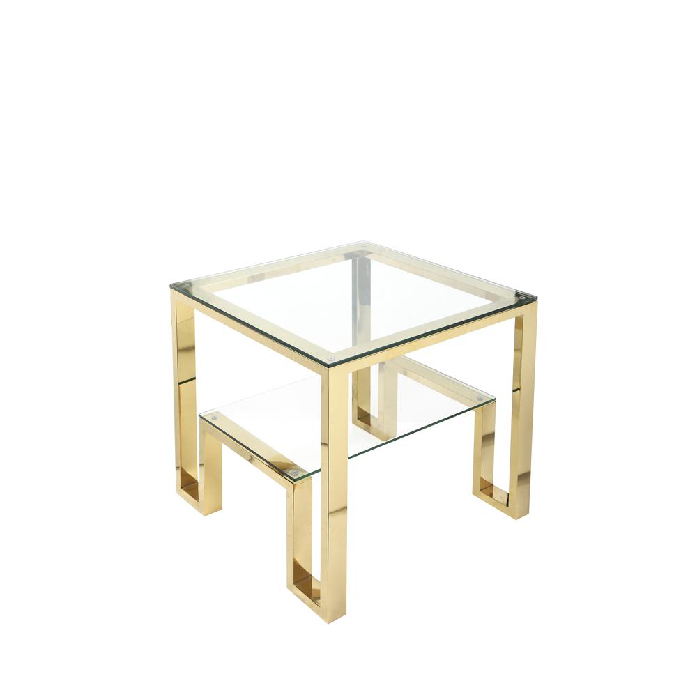 Bronson Side Table Gold. Picture 3