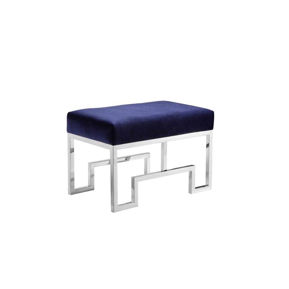 Bronson Stool Silver Navy. Picture 4
