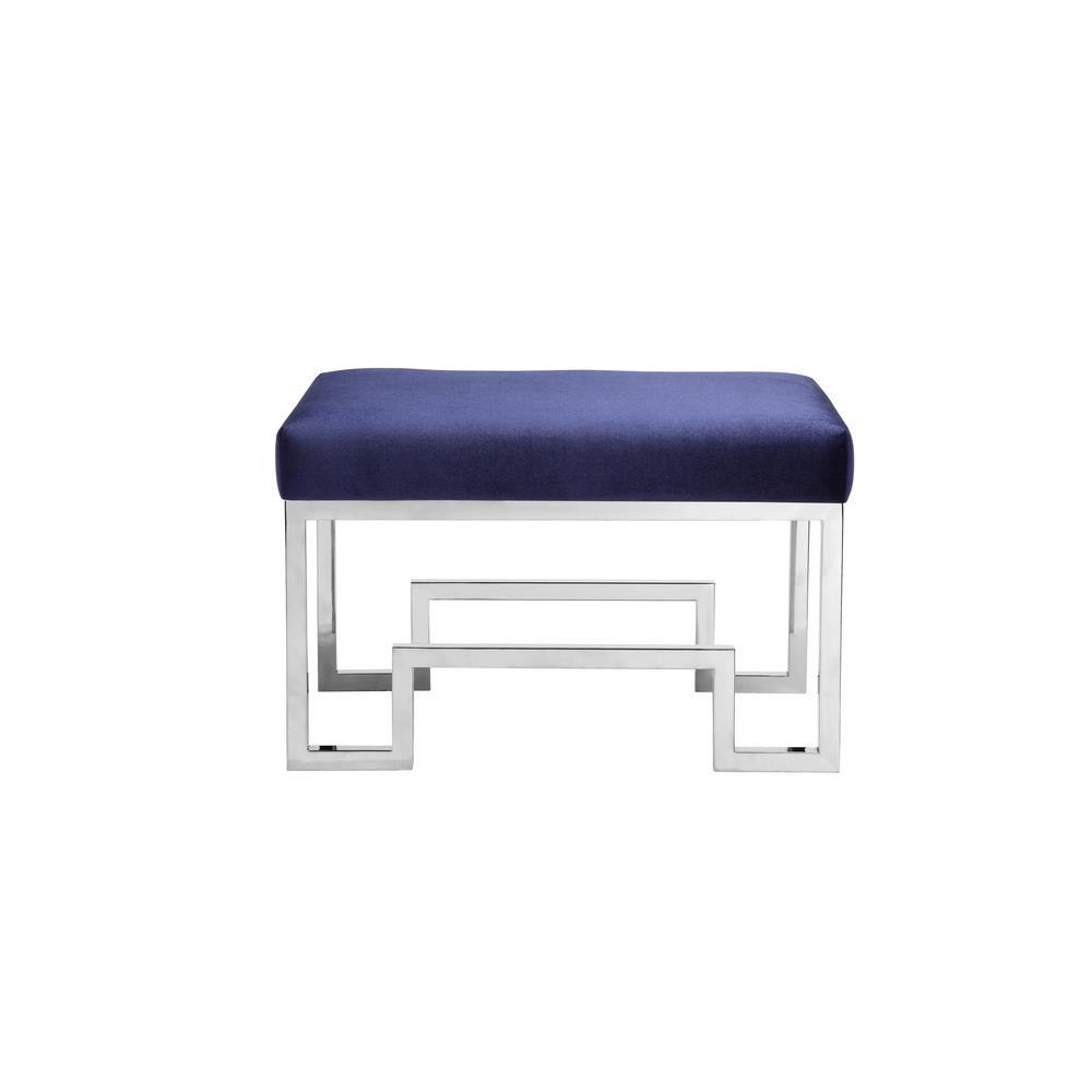 Bronson Stool Silver Navy. Picture 1