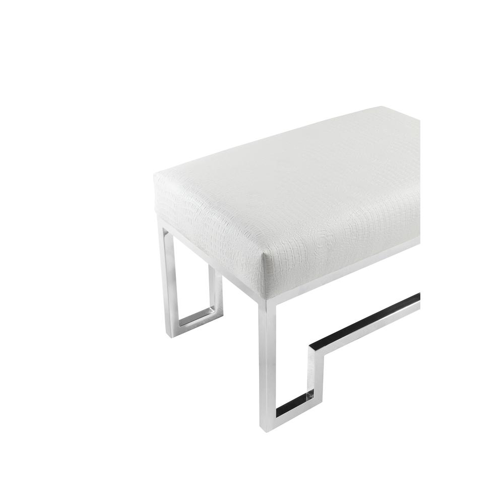 Bronson Stool Silver White. Picture 4