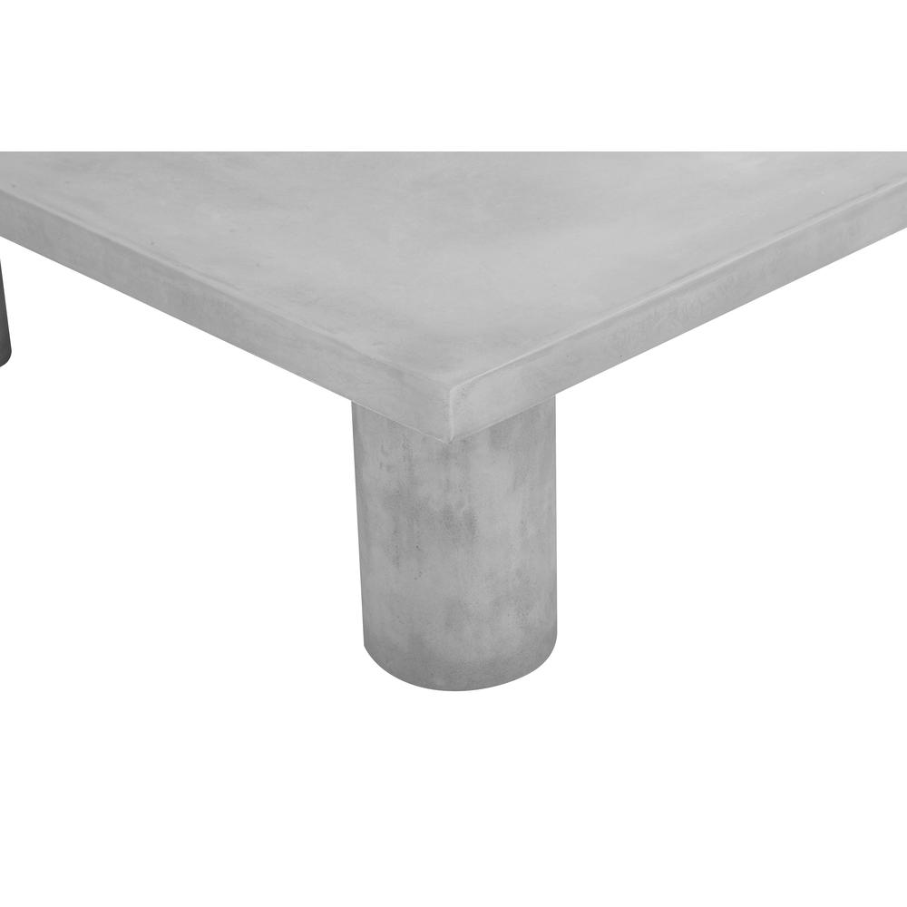 Nat Square Coffee Table Large In Ivory Concrete. Picture 4