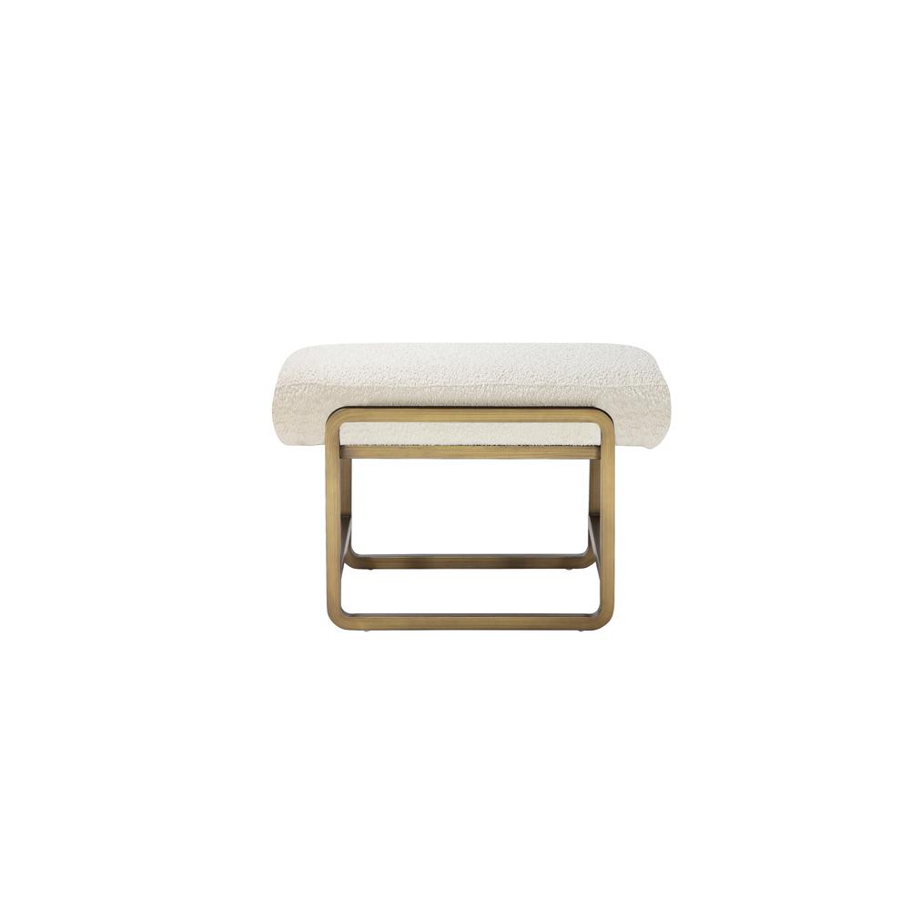 Eden Stool Brass Ivory. Picture 2