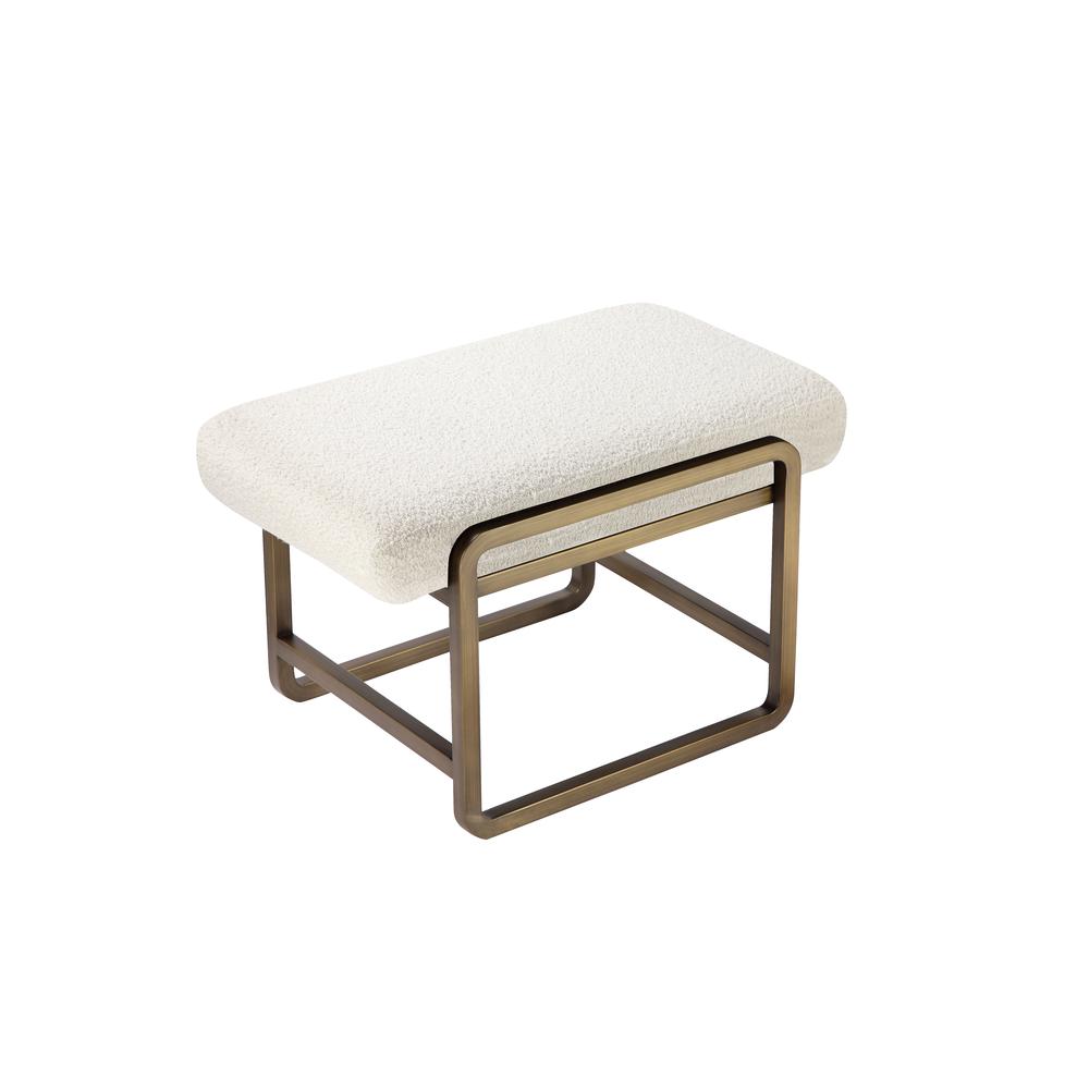 Eden Stool Brass Ivory. Picture 4