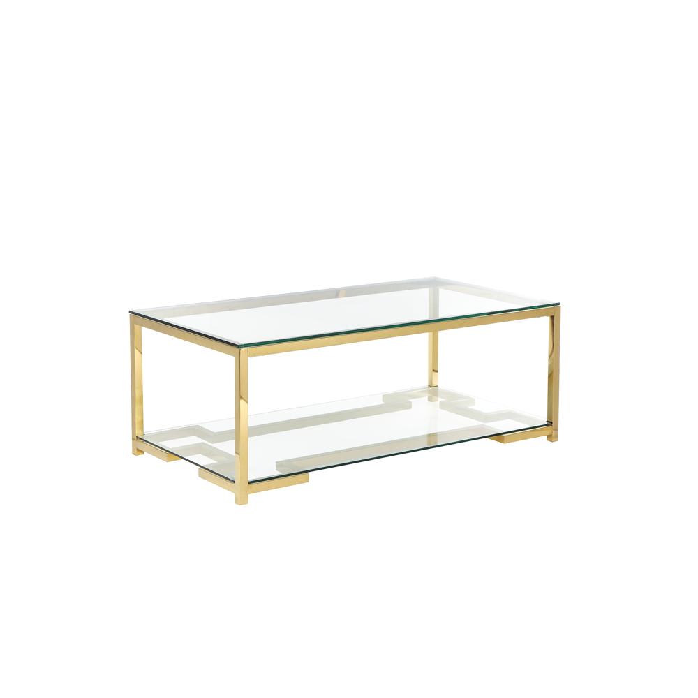 Monica Coffee Table Gold. Picture 2