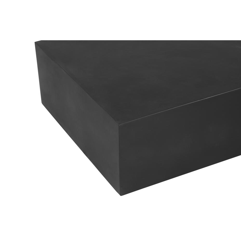 Ricky Coffee Table Large in Black Concrete. Picture 6