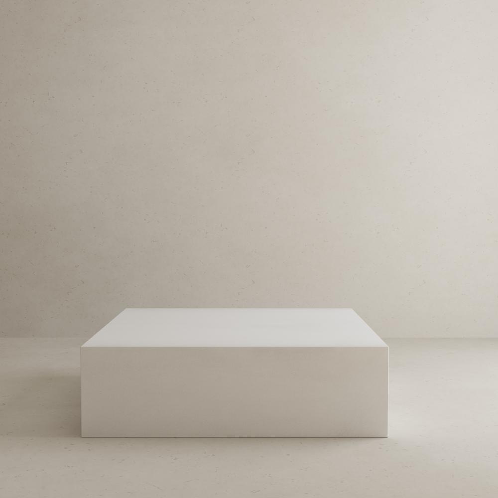 Ricky Coffee Table Large in Ivory Concrete. Picture 5