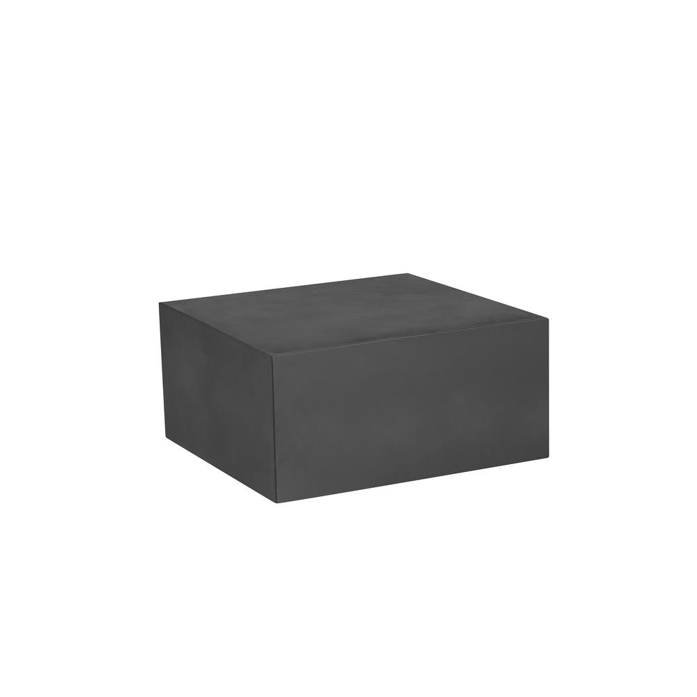 Ricky Coffee Table Small in Black Concrete. Picture 1