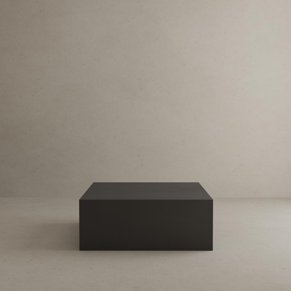 Ricky Coffee Table Small in Black Concrete. Picture 5