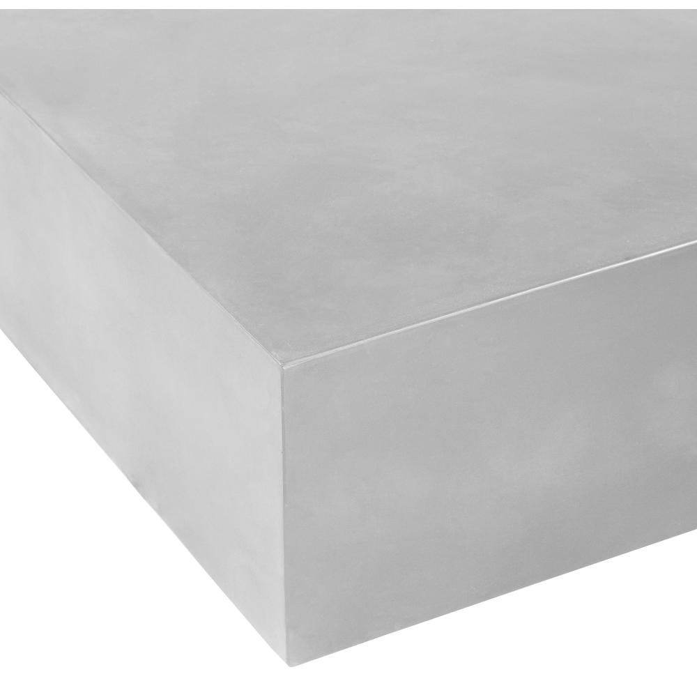 Ricky Coffee Table Small in Light Gray Concrete. Picture 2
