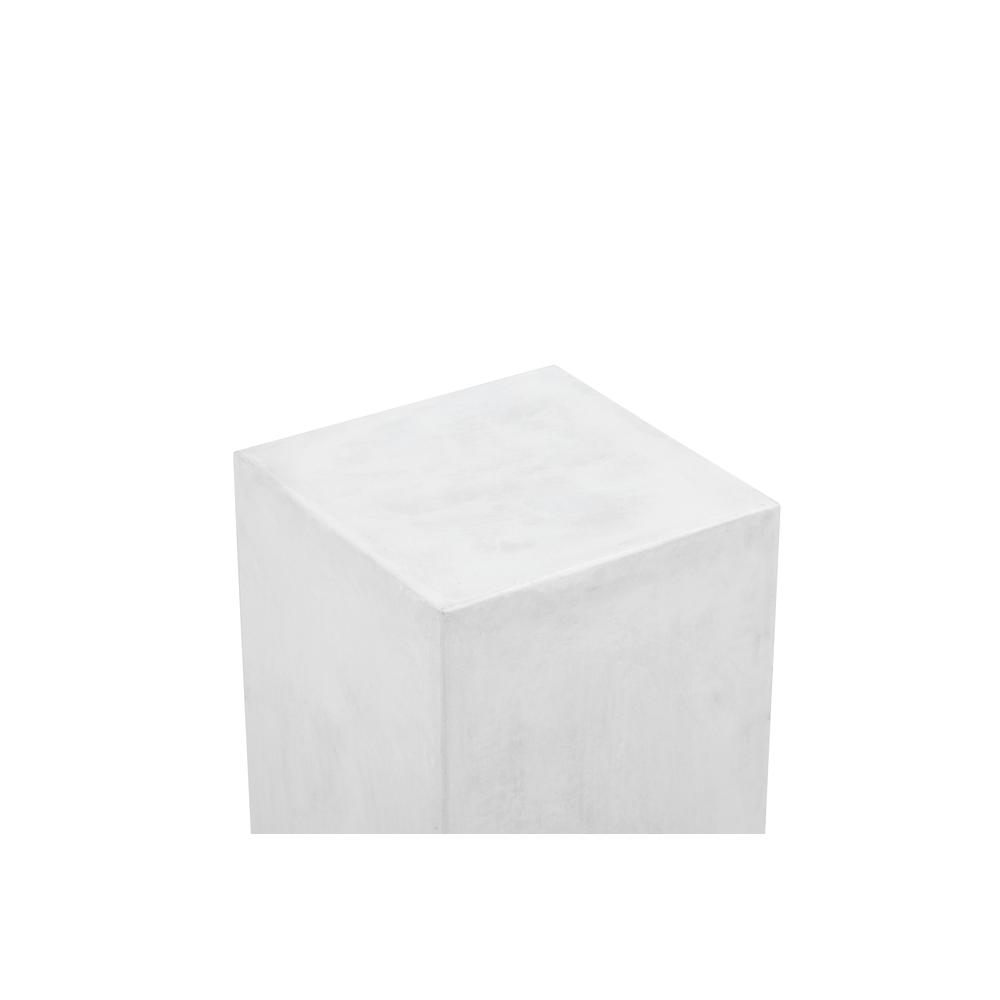 Sonny Square Pedestal Medium in Ivory Concrete. Picture 4