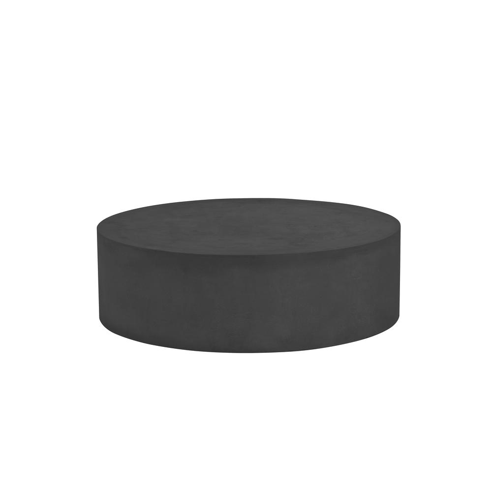 Thurman Coffee Table in Black Concrete. Picture 1
