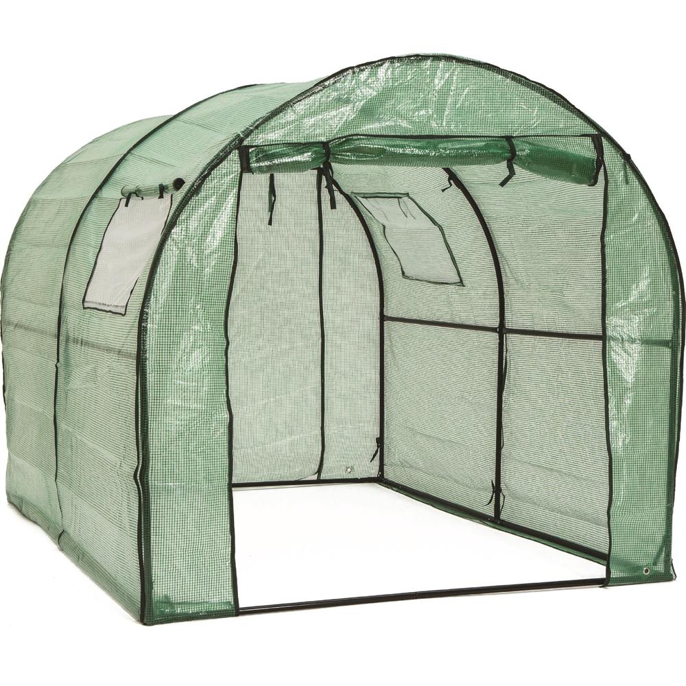 POLYTUNNEL WITH COVER& WINDOWS. Picture 2