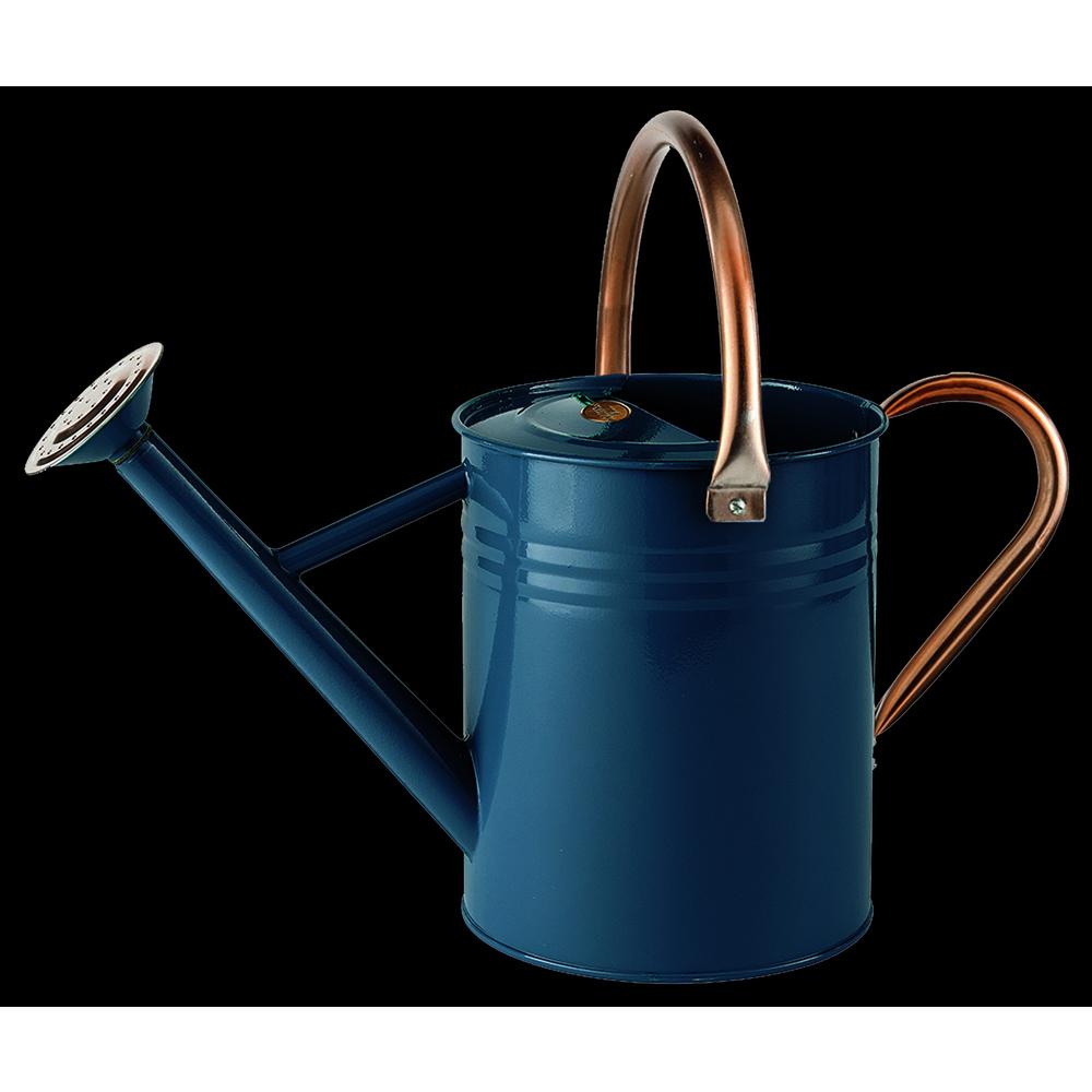 BLUE WATERING CAN. Picture 1