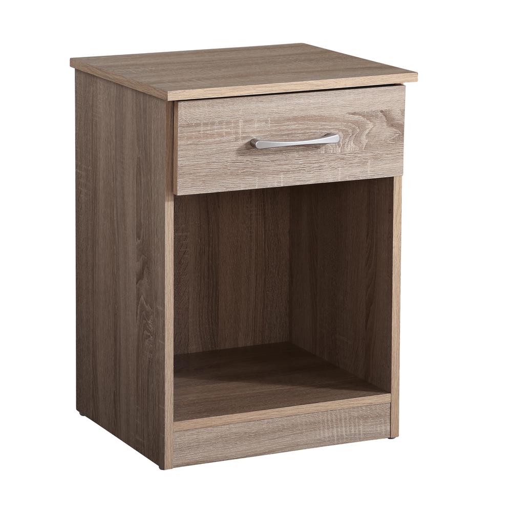 Lindsey 1-Drawer Sandalwood Nightstand (24 in. H x 16 in. W x 18 in. D). Picture 2