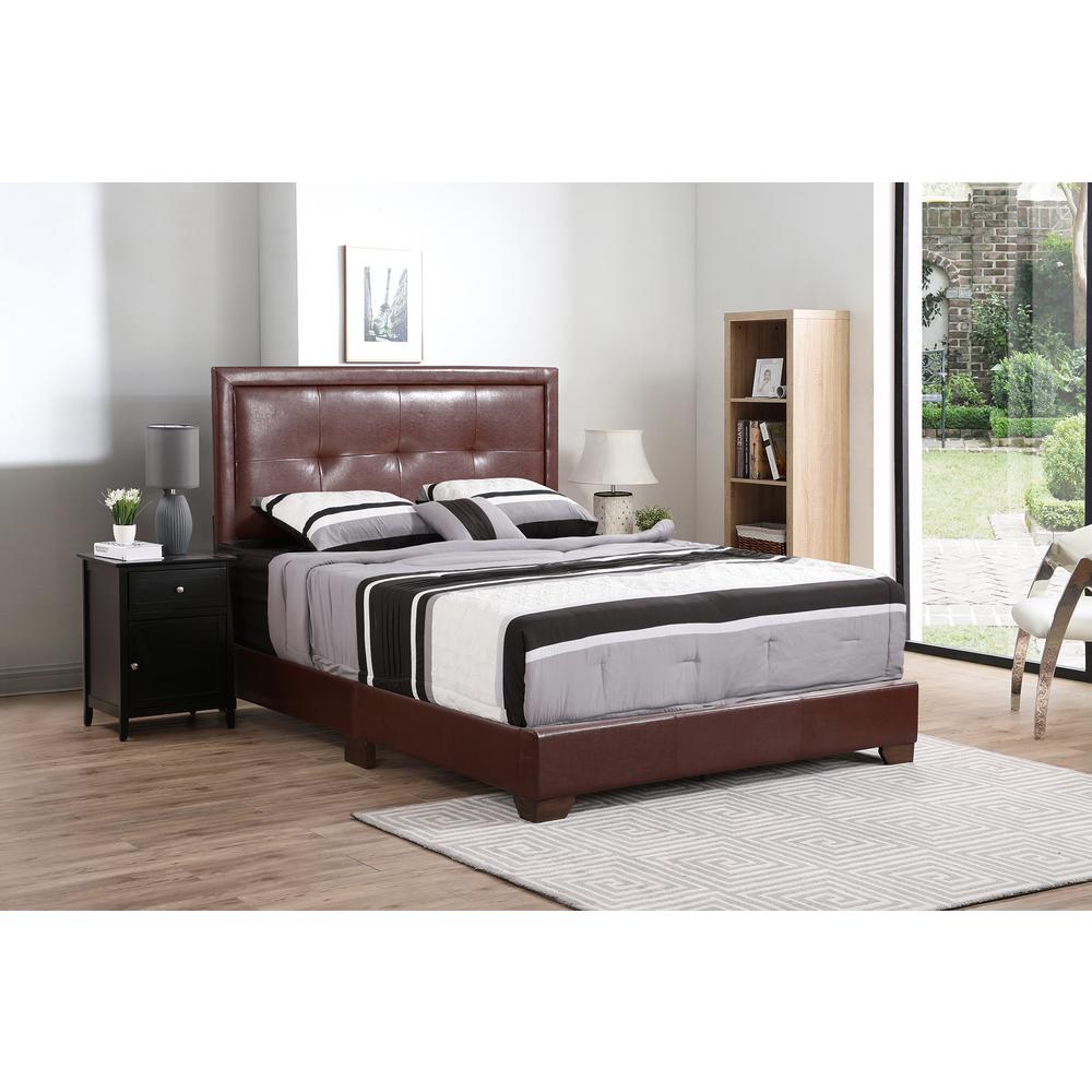 Panello Brown King Panel Beds. Picture 6
