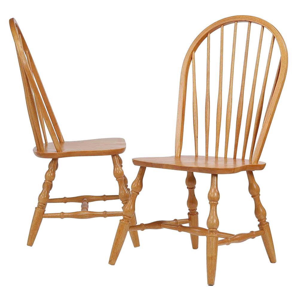 Andrews Distressed Light Oak Side Chair (Set of 2). Picture 1
