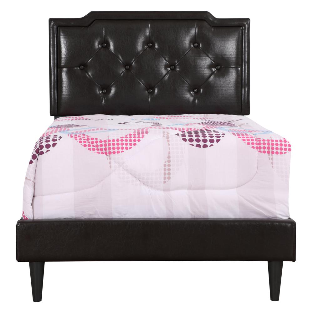 Deb Cappuccino Adjustable Twin Panel Bed. Picture 2