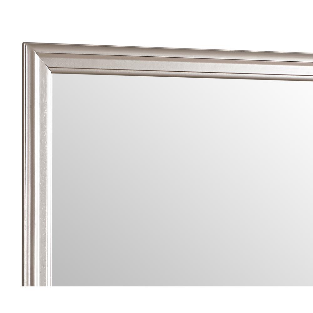 Lorana 38 in. x 38 in. Modern Square Framed Dresser Mirror, PF-G6500-M. Picture 3