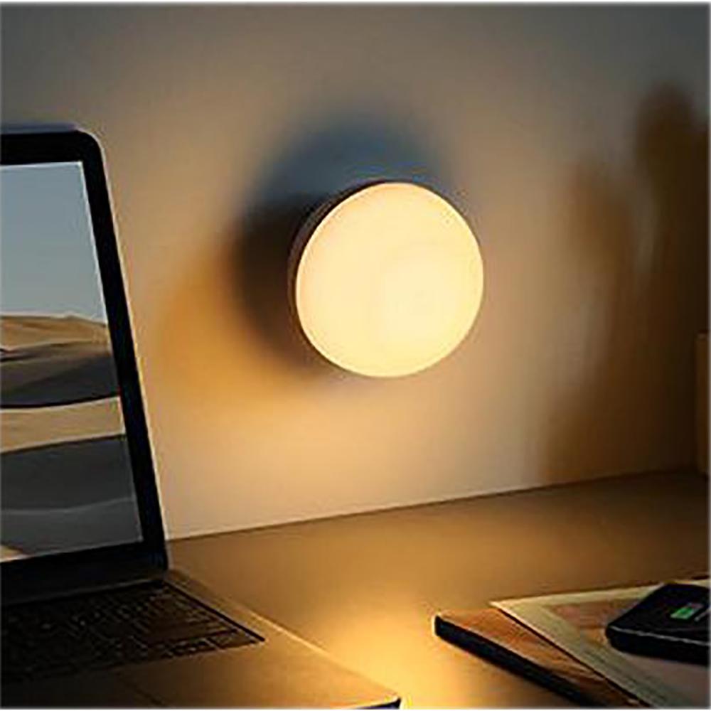 RGB Color LED Night Light with Touch Rechargeable, White. Picture 6