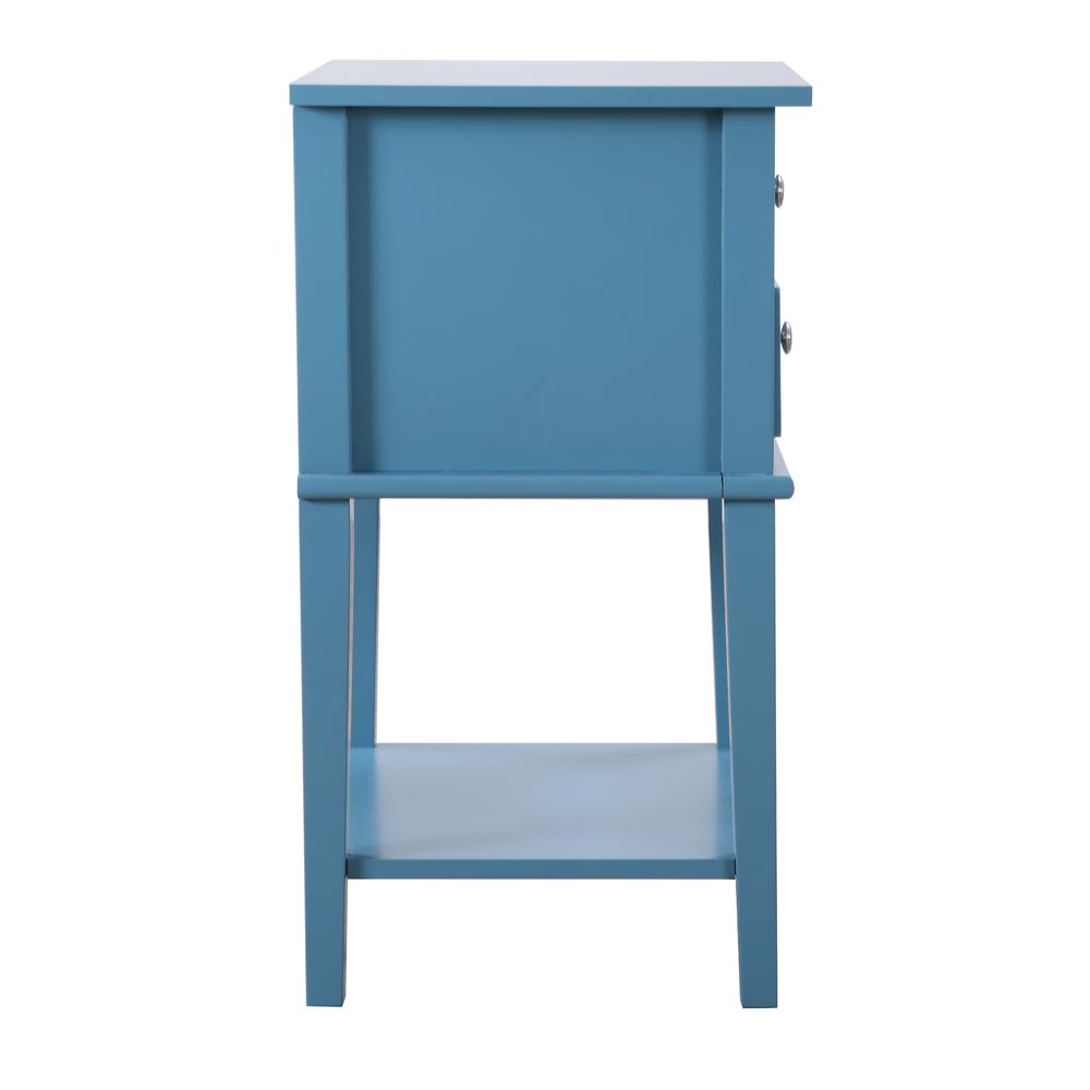 Newton 2-Drawer Teal Nightstand (28 in. H x 16 in. W x 22 in. D). Picture 5