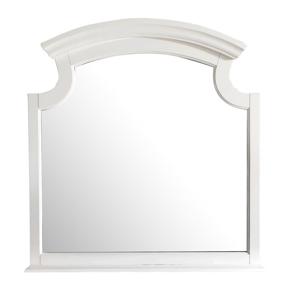 Summit 43 in. x 44 in. Modern Arch Framed Dresser Mirror, PF-G5975-M. Picture 1