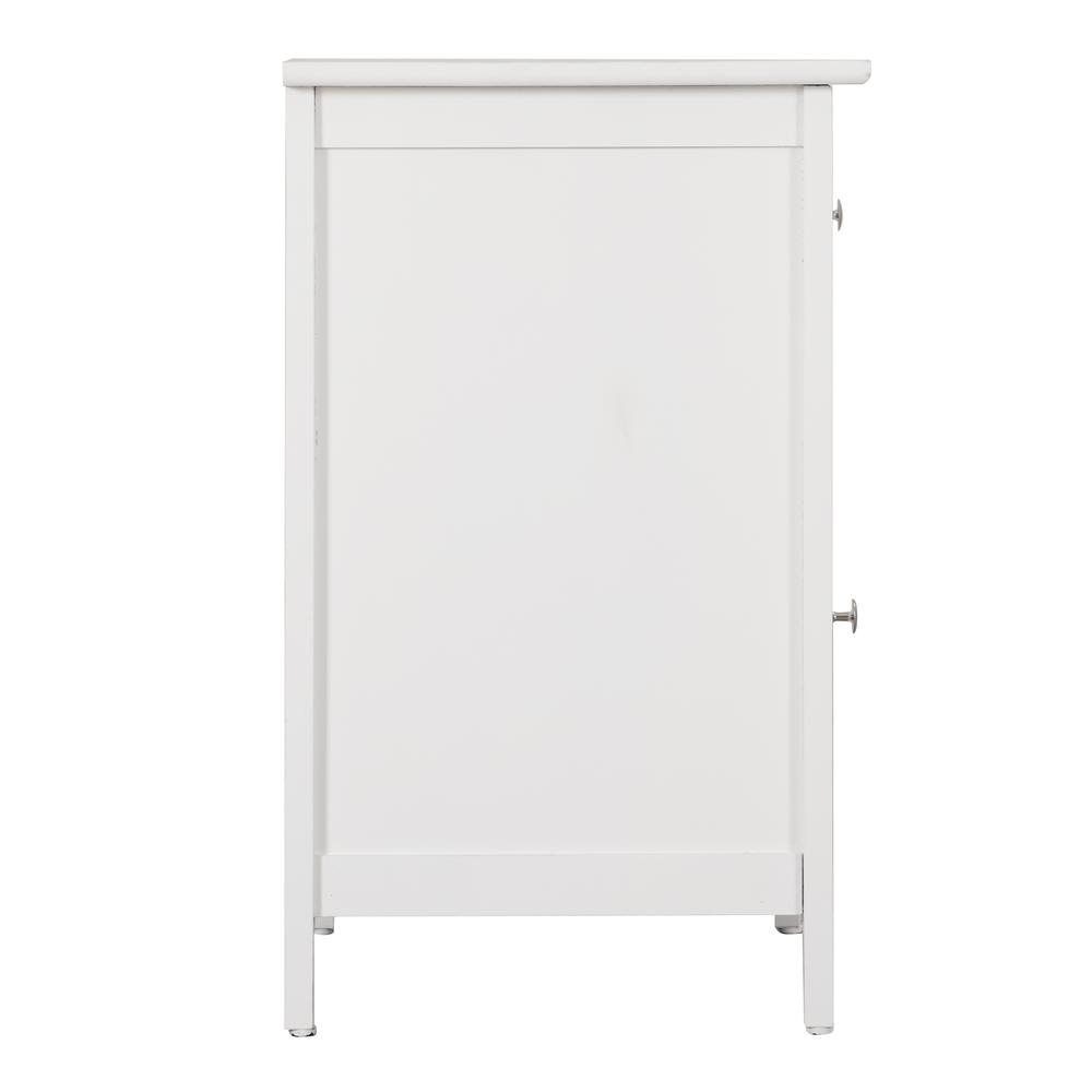 Lzzy 1-Drawer White Nightstand (25 in. H x 15 in. W x 19 in. D). Picture 5