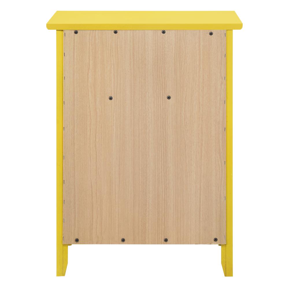 Lzzy 1-Drawer Yellow Nightstand (25 in. H x 15 in. W x 19 in. D). Picture 4