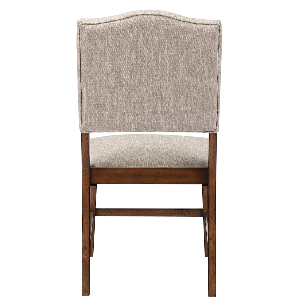 Simply Brook Brown Upholstered Side Chair (Set of 2). Picture 3