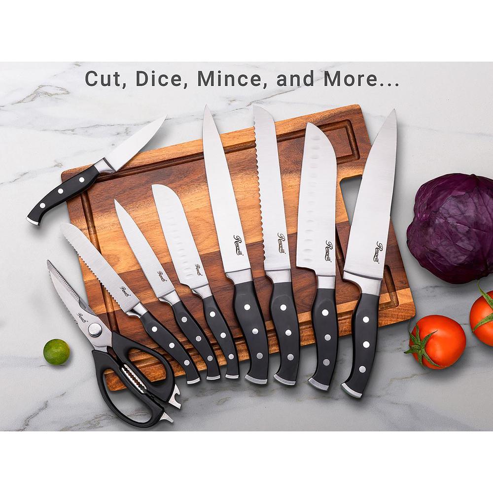 18-Piece Professional Cutlery Kitchen Knife Set with Shear. Picture 4