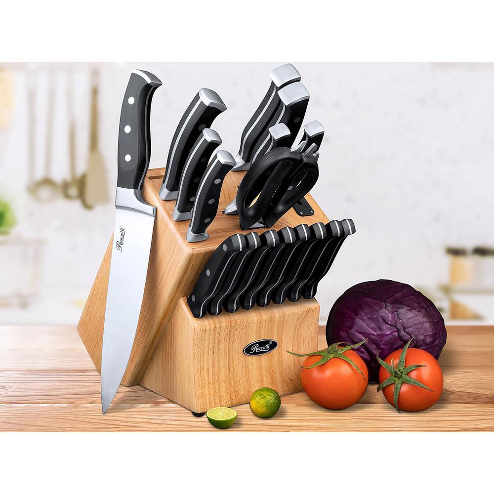 18-Piece Professional Cutlery Kitchen Knife Set with Shear. Picture 5