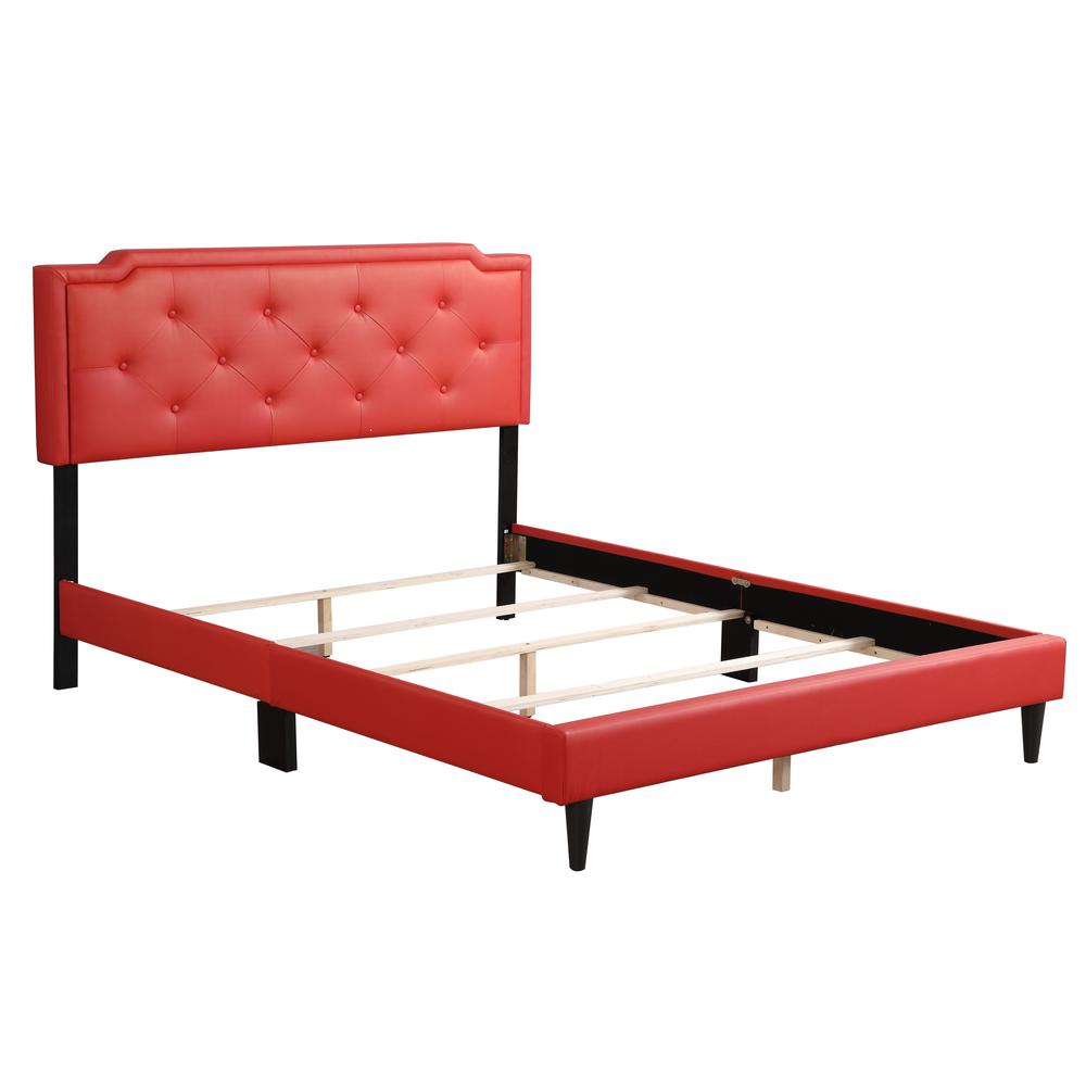 Deb Red Full Adjustable Panel Bed. Picture 3