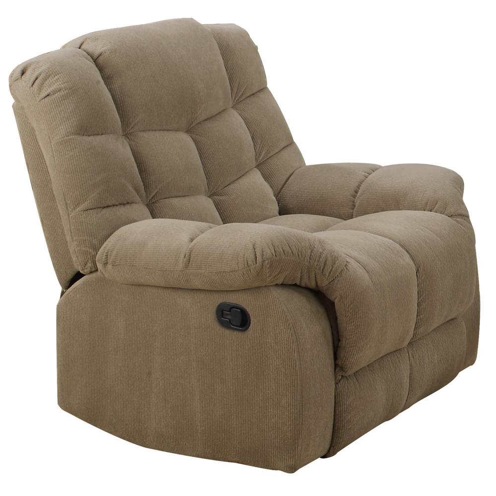 Heaven on Earth Tan Reclining Chair. Picture 2