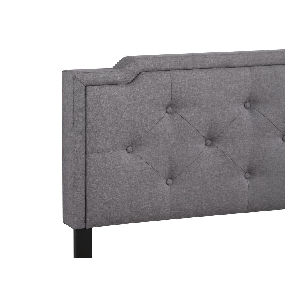 Deb Gray Adjustable Queen Panel Bed. Picture 4