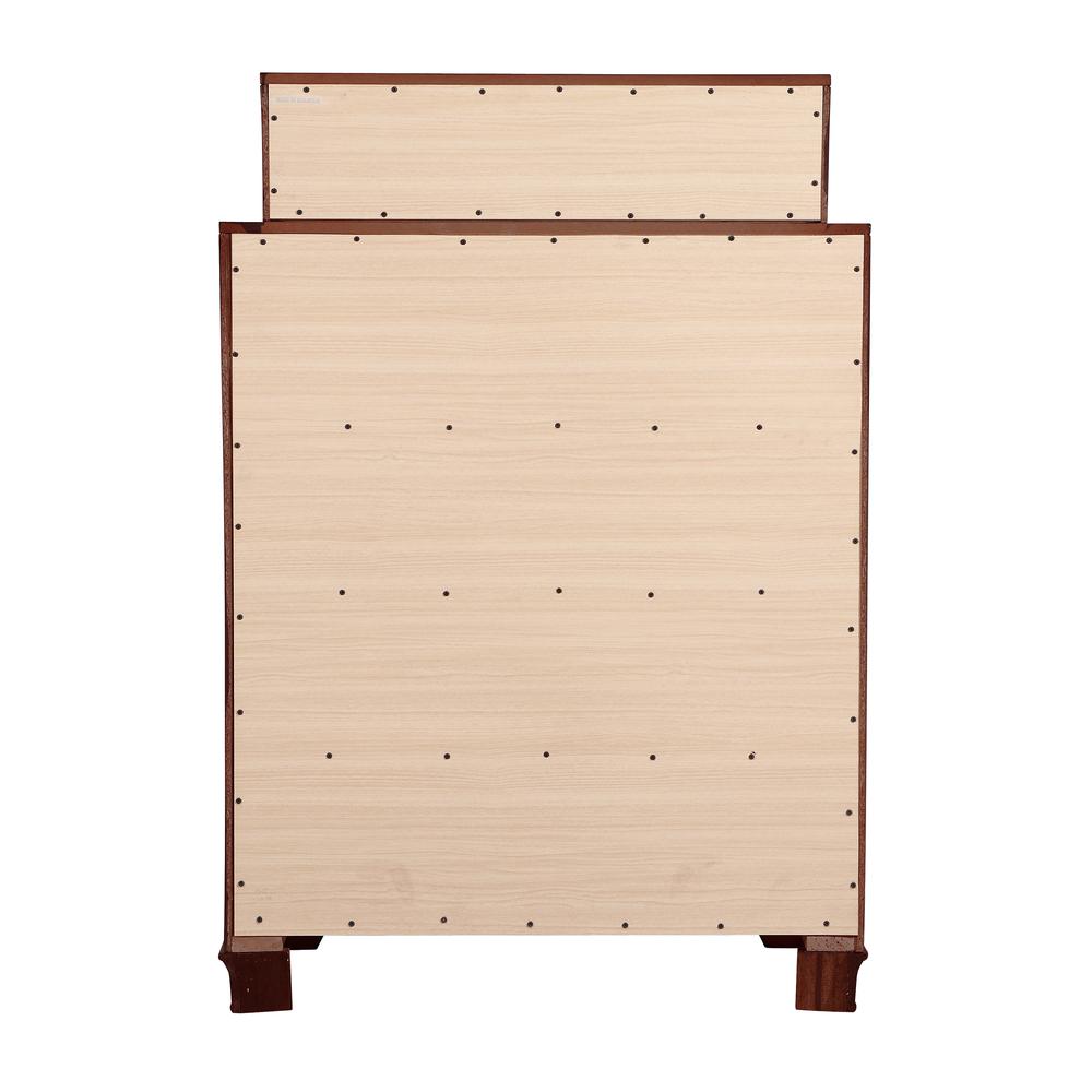 LaVita Cappuccino 7-Drawer Chest of Drawers (36 in. L X 17 in. W X 52 in. H). Picture 4