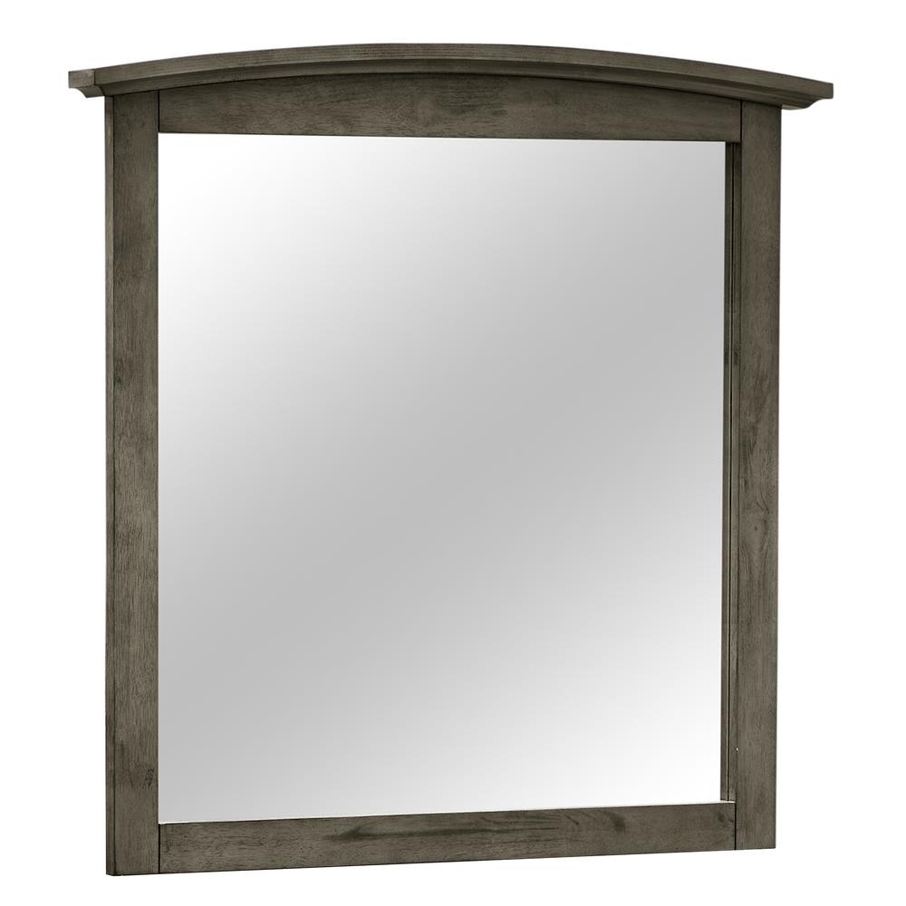 37 in. x 35 in. Classic Rectangle Framed Dresser Mirror, PF-G5405-M. Picture 2