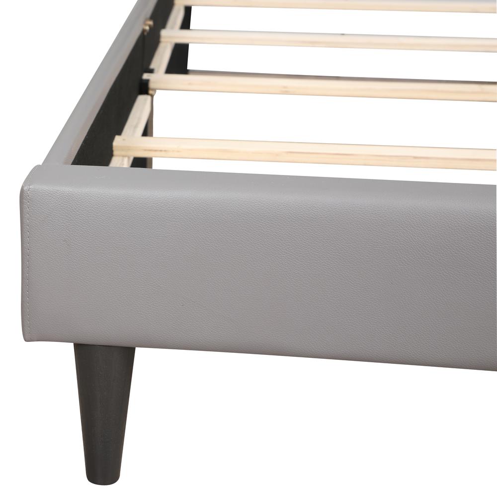 Deb Light Grey Adjustable Twin Panel Bed. Picture 6