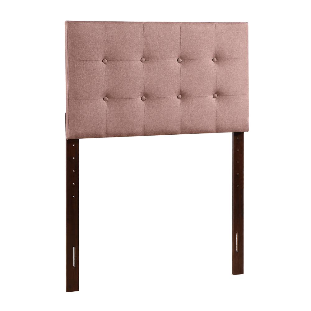 Super Nova Brown Twin Upholstered Tufted Panel Headboard. Picture 2