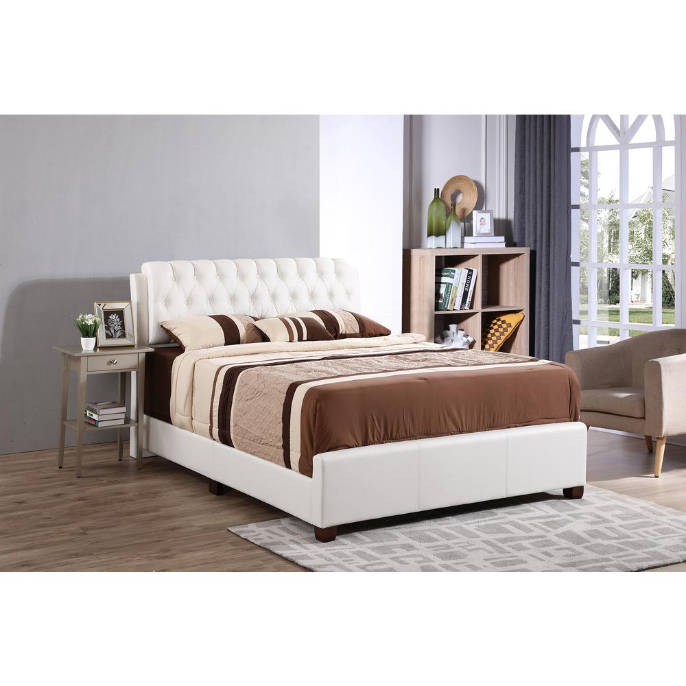 Marilla White Queen Panel Beds, PF-G1570C-QB-UP. Picture 6